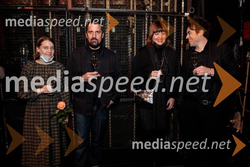 ... ;  ... ;  Ana Savić Gecan, kostumografinja;  Mark Požlep, scenarist, umetnikParty, premiera v SNG Drama Ljubljana