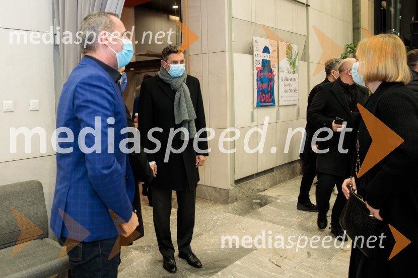  Danilo Rošker, direktor SNG Maribor;  Borut Pahor, predsednik Republike Slovenije;  ... To noč sem jo videl, predstava drame SNG Maribor