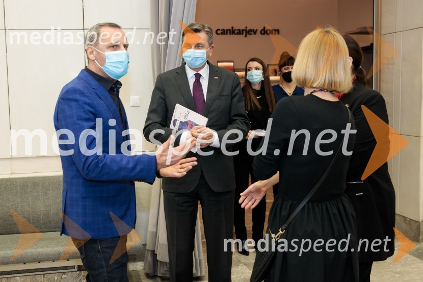  Danilo Rošker, direktor SNG Maribor;  Borut Pahor, predsednik Republike Slovenije;  ... To noč sem jo videl, predstava drame SNG Maribor