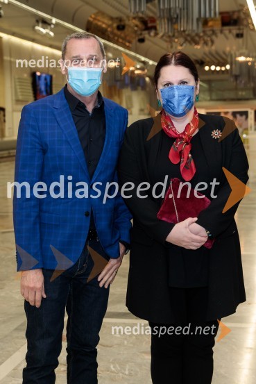  Danilo Rošker, direktor SNG Maribor;  Uršula Cetinski, generalna direktorica, Cankarjev domTo noč sem jo videl, predstava drame SNG Maribor