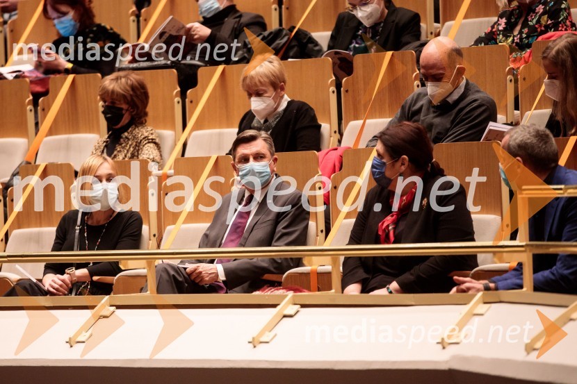  ... ;  Borut Pahor, predsednik Republike Slovenije;  Uršula Cetinski, generalna direktorica, Cankarjev dom;  Danilo Rošker, direktor SNG MariborTo noč sem jo videl, predstava drame SNG Maribor