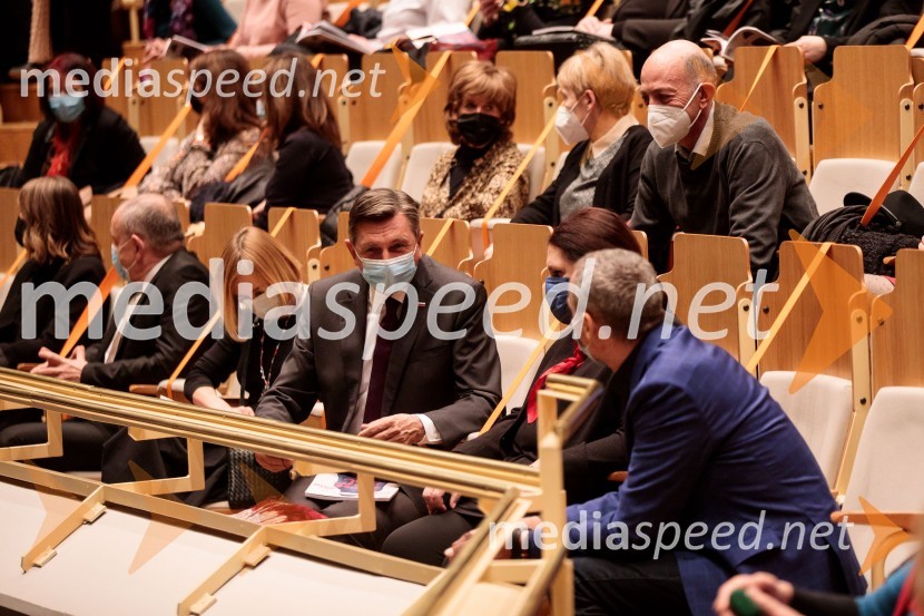  ... ;  Borut Pahor, predsednik Republike SlovenijeTo noč sem jo videl, predstava drame SNG Maribor