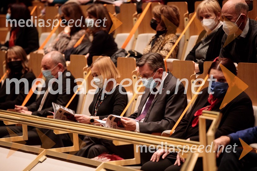  ... ;  ... ;  Borut Pahor, predsednik Republike Slovenije;  Uršula Cetinski, generalna direktorica, Cankarjev domTo noč sem jo videl, predstava drame SNG Maribor