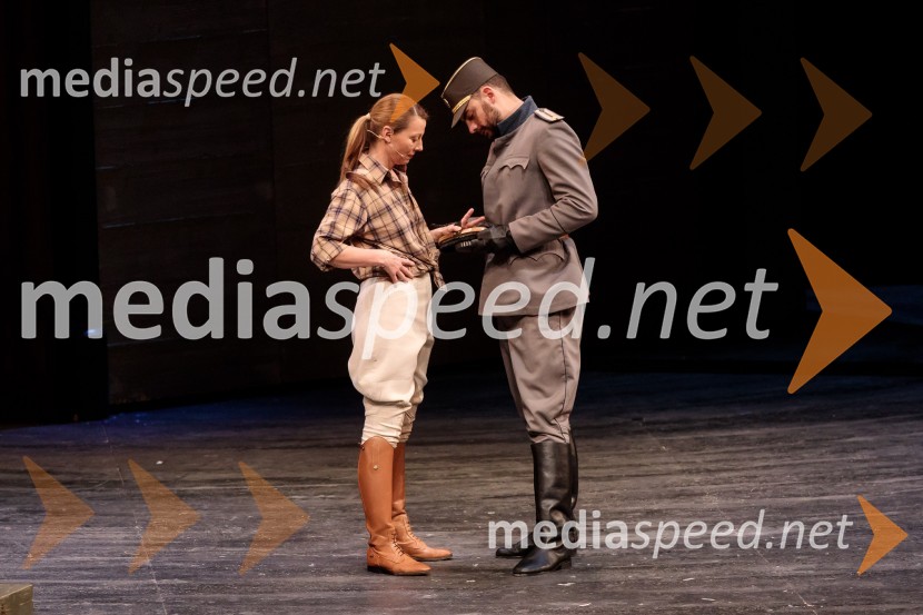  Nataša Matjašec Rošker, igralka;  Milan Marić, igralecTo noč sem jo videl, predstava drame SNG Maribor