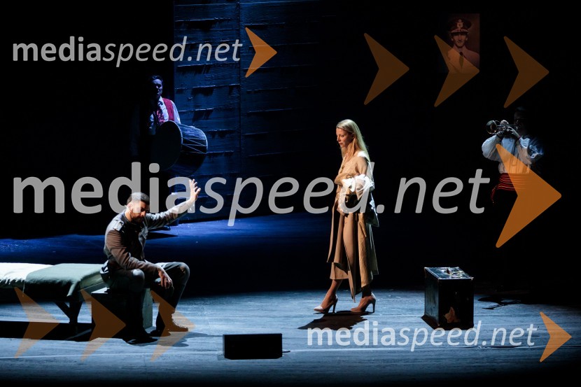  Milan Marić, igralec;  Nataša Matjašec Rošker, igralkaTo noč sem jo videl, predstava drame SNG Maribor