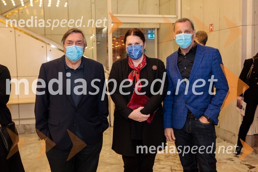  Drago Jančar, pisatelj, častni doktor, Filozofska fakulteta UM;  Uršula Cetinski, generalna direktorica, Cankarjev dom;  Danilo Rošker, direktor SNG MariborTo noč sem jo videl, predstava drame SNG Maribor