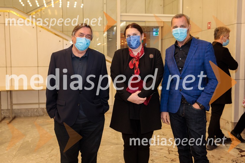  Drago Jančar, pisatelj, častni doktor, Filozofska fakulteta UM;  Uršula Cetinski, generalna direktorica, Cankarjev dom;  Danilo Rošker, direktor SNG MariborTo noč sem jo videl, predstava drame SNG Maribor