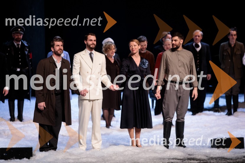  Daniel Jesch, igralec;  Blaž Dolenc, igralec;  Nataša Matjašec Rošker, igralka;  Milan Marić, igralecTo noč sem jo videl, predstava drame SNG Maribor