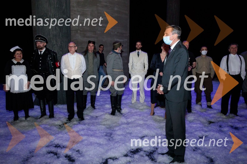  Borut Pahor, predsednik Republike SlovenijeTo noč sem jo videl, predstava drame SNG Maribor