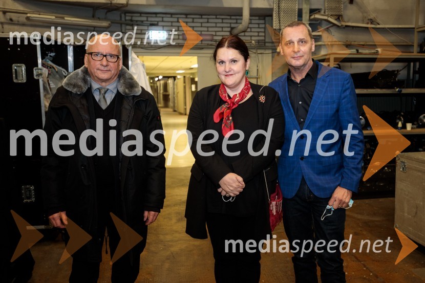  ... ;  Uršula Cetinski, generalna direktorica, Cankarjev dom;  Danilo Rošker, direktor SNG MariborTo noč sem jo videl, predstava drame SNG Maribor