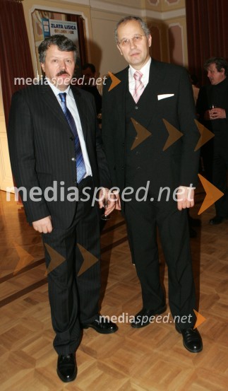 Drago Rataj, vodja tekmovanja za Zlato lisico in Boris Sovič, mariborski župan v letih 1998-2006
(županov sprejem v Narodnem domu in Vinagovi kleti)42. Zlata lisica