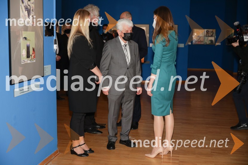  ... ; dr. Kajetan Gantar, akademik;  Urška Bačovnik Janša, zdravnica, soproga Janeza JanšePodelitev Prešernovih nagrad 2022