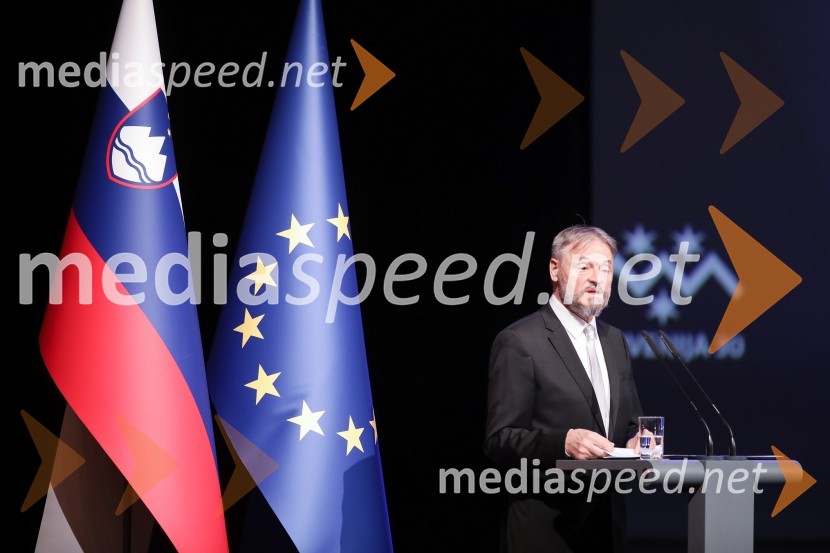 dr. Jožef Muhovič, predsednik Upravnega odbora Prešernovega skladaPodelitev Prešernovih nagrad 2022