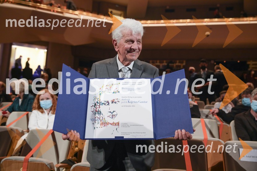 dr. Kajetan Gantar, akademikPodelitev Prešernovih nagrad 2022