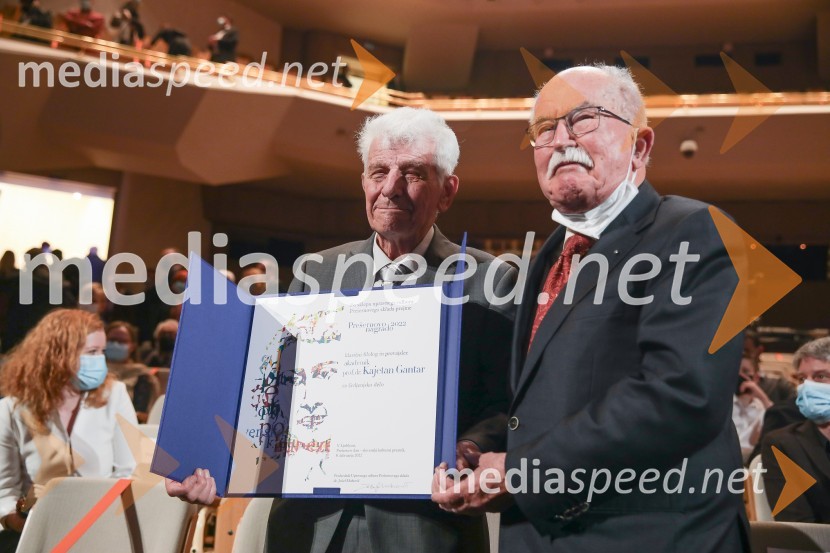 dr. Kajetan Gantar, akademik;  ... Podelitev Prešernovih nagrad 2022