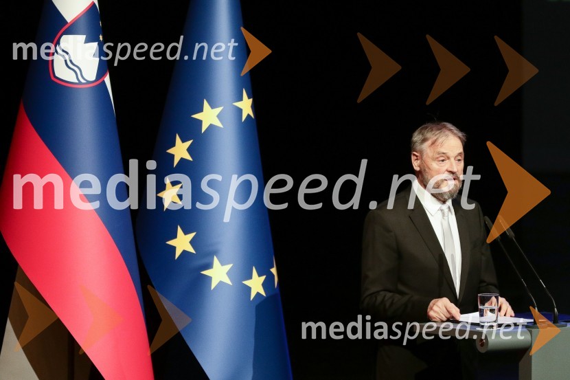 dr. Jožef Muhovič, predsednik Upravnega odbora Prešernovega skladaPodelitev Prešernovih nagrad 2022