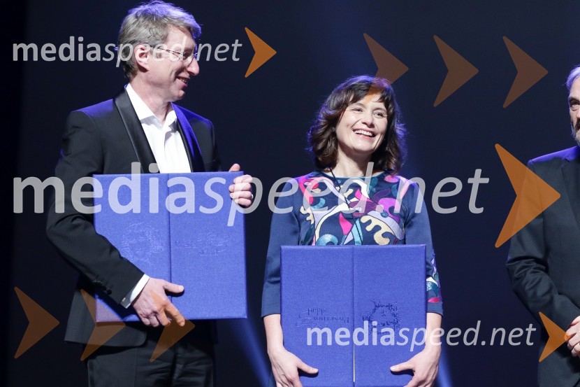  Damijan Močnik, skladatelj;  Anja Štefan, pisateljicaPodelitev Prešernovih nagrad 2022