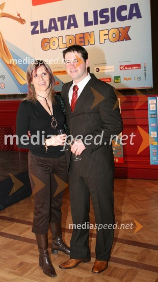 Boštjan Kozole, direktor Evrosad d.o.o. Krško z ženo Romano
(županov sprejem v Narodnem domu in Vinagovi kleti)42. Zlata lisica