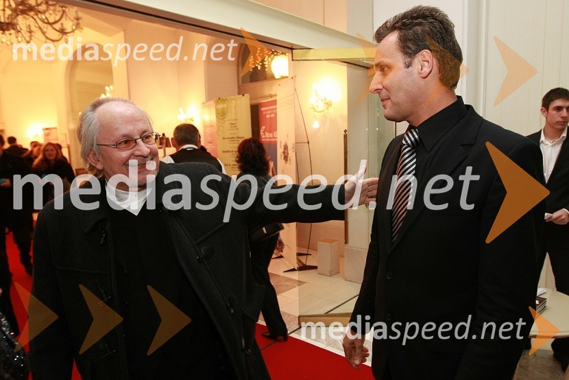 Peter Ternovšek, igralec in Danilo Rošker, direktor SNG MariborLa Traviata, premiera opere v SNG Maribor