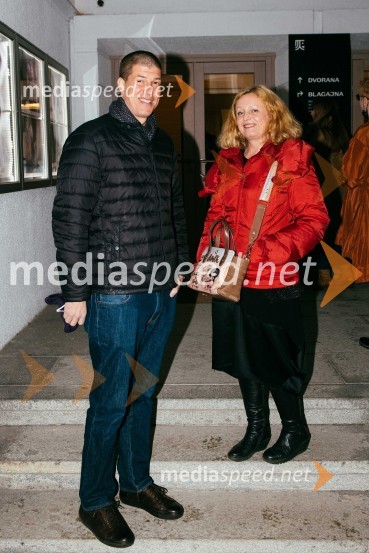  Goran Vojnović, pisatelj, kolumnist, režiser; mag. Tina Kosi, upravnica SLG Celje14 dni, premiera drame SLG Celje