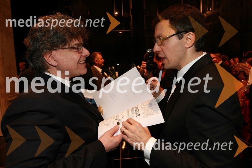 Hugo de Ana, režiser opere La Traviata in Janko Kastelic, umetniški vodja Opere in baleta SNG MariborLa Traviata, premiera opere v SNG Maribor
