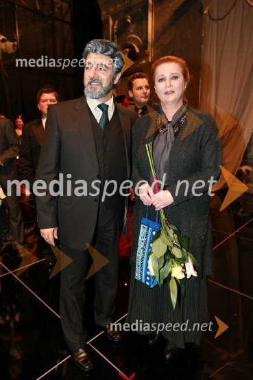 Roberto Servile, baritonist in Svetlana Čursina, sopranistkaLa Traviata, premiera opere v SNG Maribor