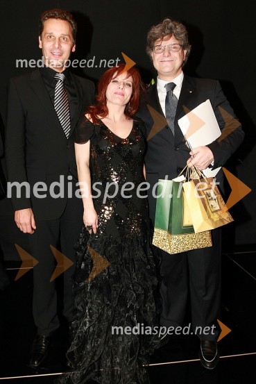 Danilo Rošker, direktor SNG Maribor, Petya Ivanova, sopranistka in Hugo de Ana, režiser opere La TraviataLa Traviata, premiera opere v SNG Maribor