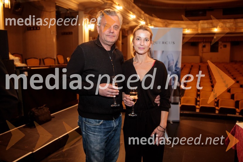  Valter Dragan, igralec;  Maša Derganc, igralkaVse ok, premiera drame