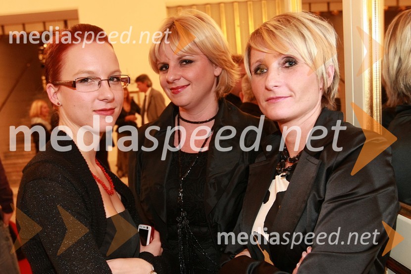 Barbara Herzmansky, Darja Čižek in Anja Janžekovič, marketing SNG MariborLa Traviata, premiera opere v SNG Maribor