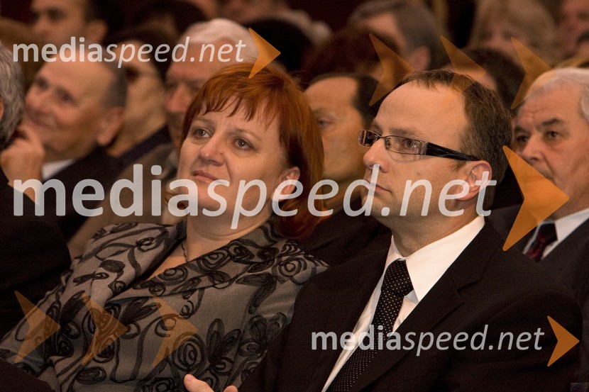 Radovan Žerjav, poslanec v državnem zboru s soprogo50 let Radia Murski val