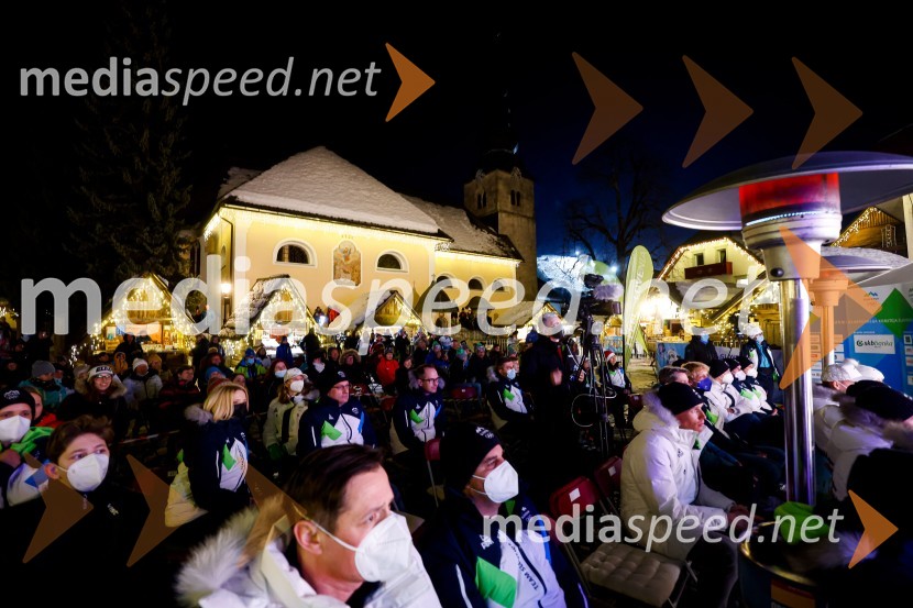 Sprejem olimpijcev  v Kranjski Gori