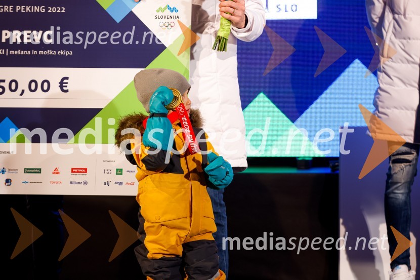  Ludvik PrevcSprejem olimpijcev  v Kranjski Gori
