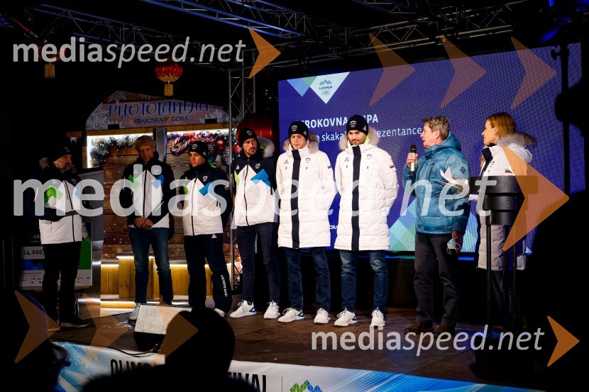Sprejem olimpijcev  v Kranjski Gori