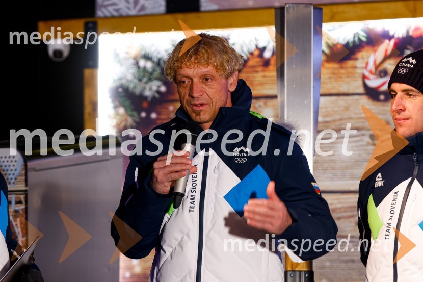 Sprejem olimpijcev  v Kranjski Gori