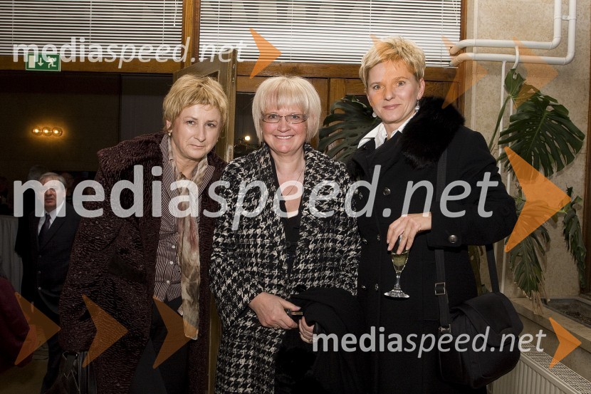 Valerija Žalik, Terme 3000,  Irma Benko, direktorica Podjetja za informiranje, Murska Sobota in Dolores Pučnik, Venera50 let Radia Murski val