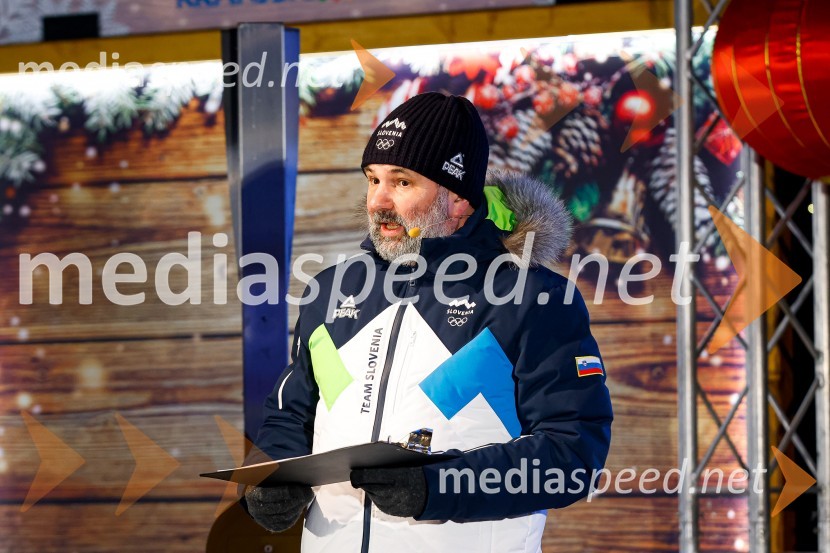 Sprejem olimpijcev  v Kranjski Gori
