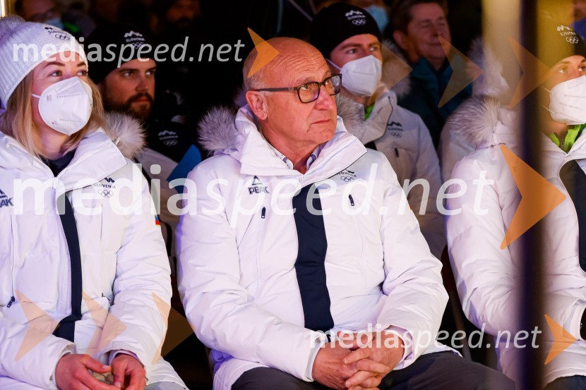  Bogdan Gabrovec, predsednik Olimpijskega komiteja Slovenije, predsednik Judo zveze SlovenijeSprejem olimpijcev  v Kranjski Gori