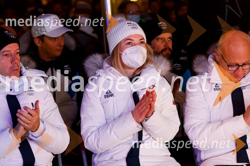  Anamarija Lampič, smučarska tekačica, SlovenijaSprejem olimpijcev  v Kranjski Gori