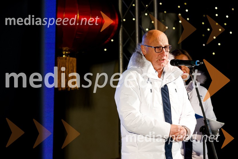  Bogdan Gabrovec, predsednik Olimpijskega komiteja Slovenije, predsednik Judo zveze SlovenijeSprejem olimpijcev  v Kranjski Gori