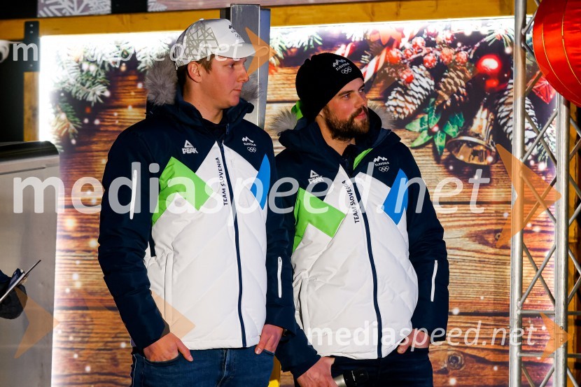  ... ;  Boštjan Kline, smučarSprejem olimpijcev  v Kranjski Gori