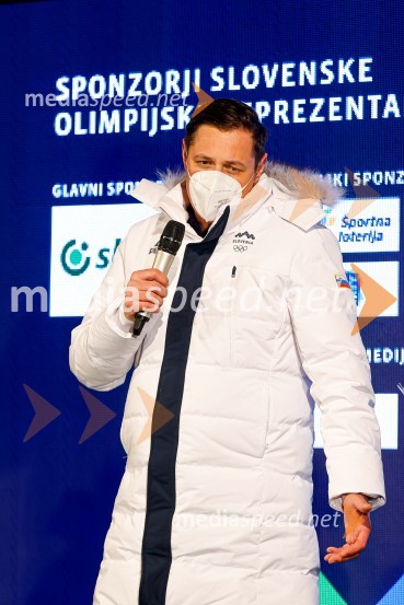 Sprejem olimpijcev  v Kranjski Gori
