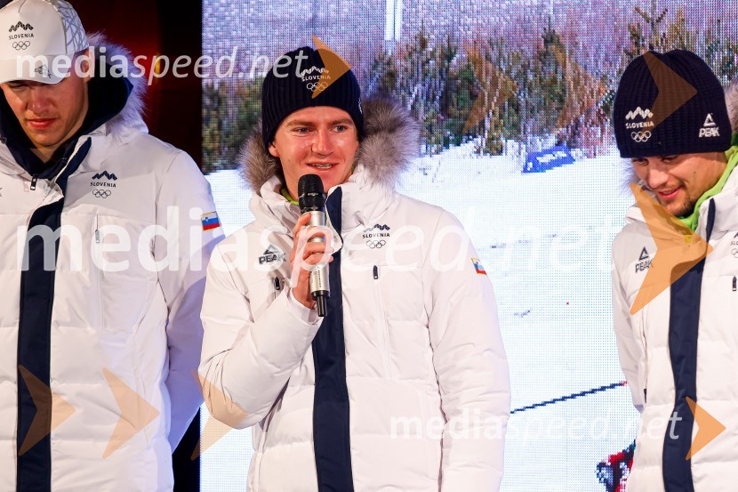 Sprejem olimpijcev  v Kranjski Gori