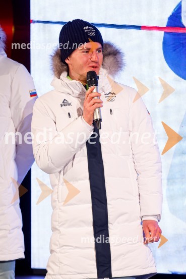 Sprejem olimpijcev  v Kranjski Gori