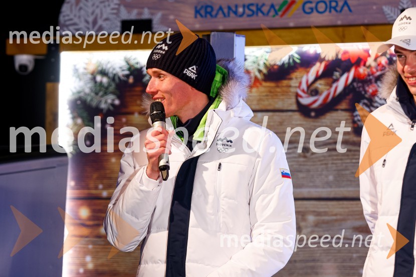 Sprejem olimpijcev  v Kranjski Gori