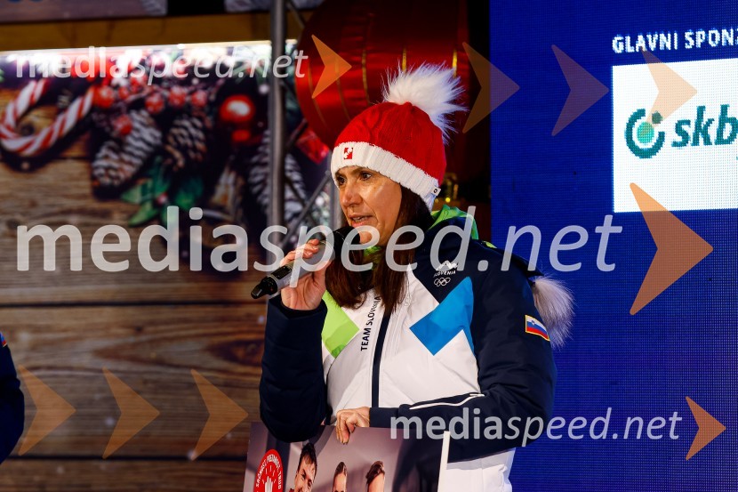 Sprejem olimpijcev  v Kranjski Gori