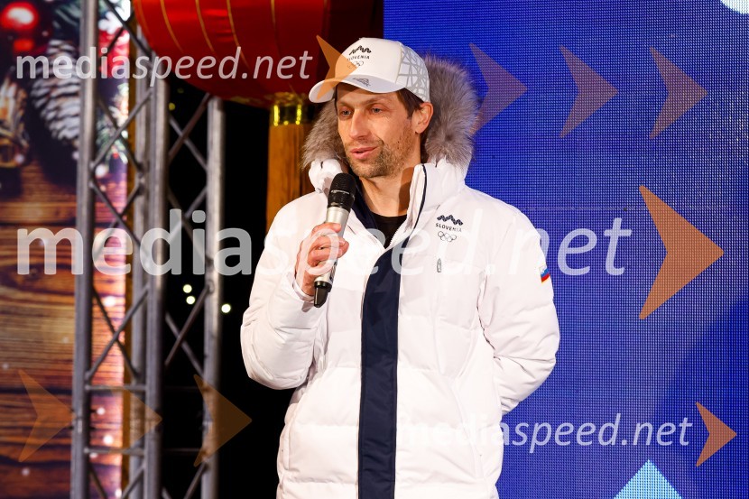  Jakov Fak, biatlonecSprejem olimpijcev  v Kranjski Gori