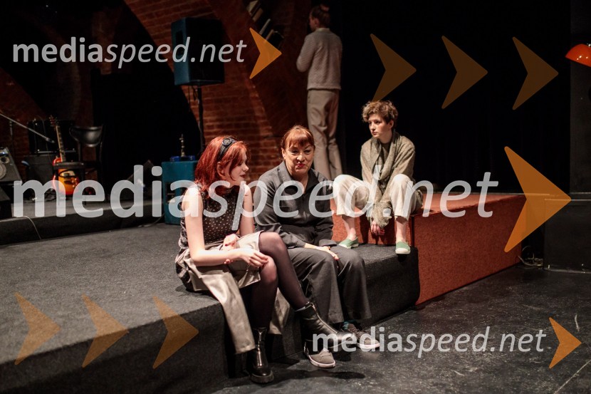  Iza Napotnik;  Damjana Černe, igralka;  Ronja Martina UsenikSvoje usode krojači, premiera avtorskega projekta, Slovensko mladinsko gledališče Ljubljana
