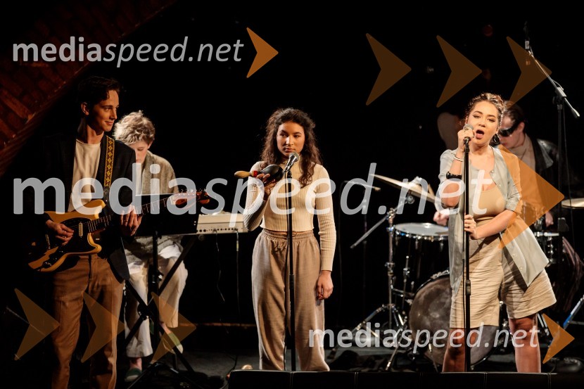  Jure Šimonka, igralec;  Katka Slosar;   Aiko  Zakrajšek, igralkaSvoje usode krojači, premiera avtorskega projekta, Slovensko mladinsko gledališče Ljubljana