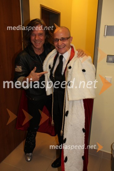 Jürgen Drews, pevec in Gregor Jeza, predsednik uprave Hit Šentilj d.d.Jürgen Drews, der König von Mallorca, koncert v Mondu