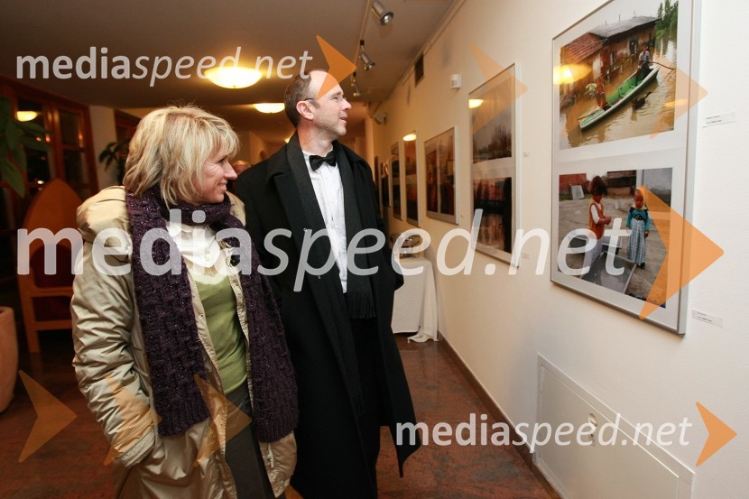 Romana Kranjčan, pevka in njen mož Lojze Kranjčan, dirigent Big Band RTV Slovenija50 let radia MMR in 30 let TV oddaje Hidak - mostovi